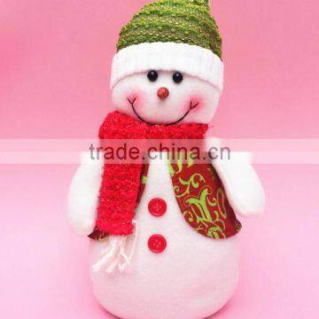 Cute Christmas decoration, lovely christmas doll, santa clause and snowman