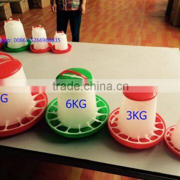 chicken feeder with cover, chicken feeder, poultry feeder and drinker 1.5kg,3kg,6kg,9kg (Mob/whatsapp:0086-15266968635)