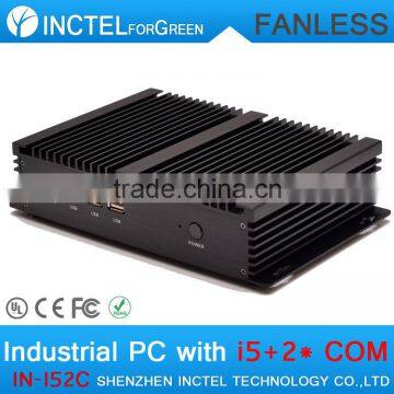 Embedded Fanless Ordenador PC Con Procesador Intel i5 2 * COM 4 * USB3.0 photo-4