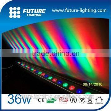 Outdoor decoration light high quality rgb color changing Edison 3in1 3w 12pcs ip65 36w led wall washer