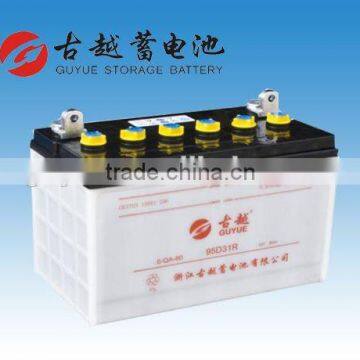 Hot Sale JIS Standard Lead Acid 12V 80AH Automotive Battery 6-QA-80(95D31R)