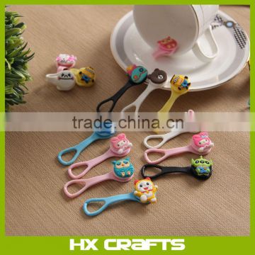 New Cute Cartoon Cable Tie Cord Organizer Headset Headphone Earphone Wrap Winder/ Fixer Holder/cord Manager/cable Winder