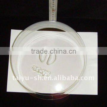clear PET plastic food packaging cover