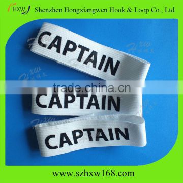 Adjustable sports elastic band with hook and loop cloursure