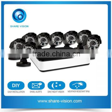 Easy for Shipping Small Size DIY Home Security Camera Package 8CH DVR KIT