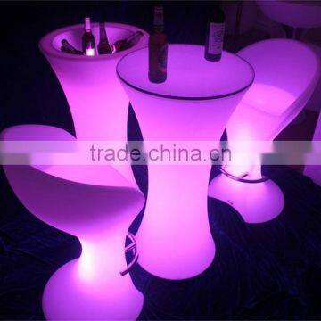 hot sale cooking table/Popular Bar Nightclub Party Glow LED Cocktail Table