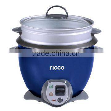 Electric rice cooker wth stir fry function in black 1.8L