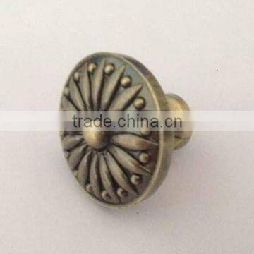 2016-2017 furniture new design brass antique finish cupboard kitchen zinc knobs