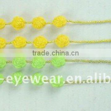 Eyeglasses beads cords