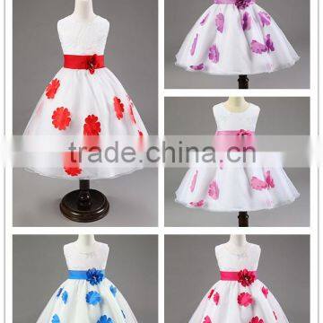 Bestdress Girls Princess Dresses BOW Tutu Skirts Baby Girl's Belt Princess Birthday Party Wedding Fluffy Pettiskirts