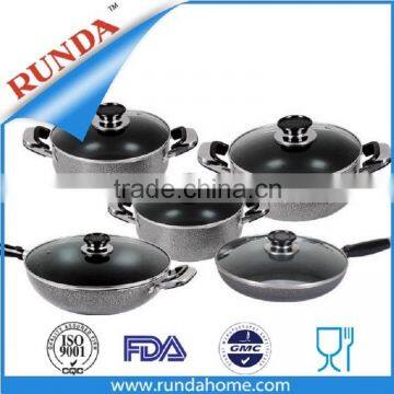 10 pcs Aluminum cookware set