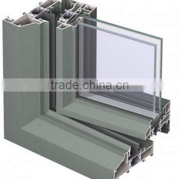 Aluminum window profile for thermally-insulated