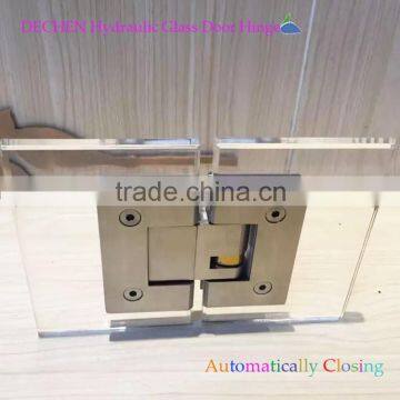 China New Style Hydraulic Glass Door Hinge With Build -in Closing Mechanisms New Fashion Galss Dooor Hinge