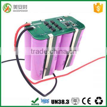 14.8V 5200mAh li 18650 battery pack