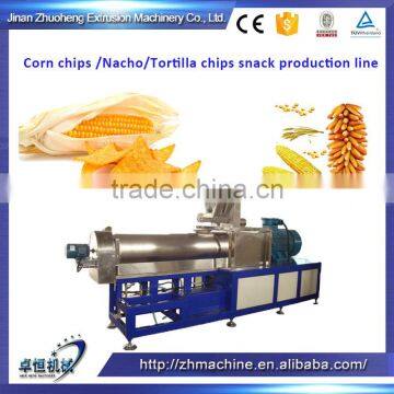 Fabricated corn chips extruding machine