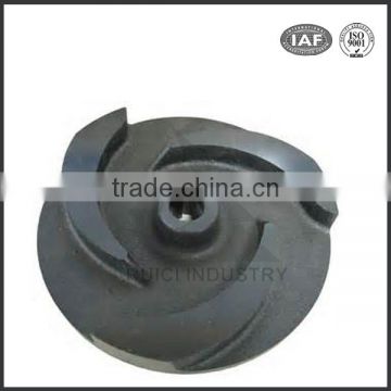 Dalian suppliers cast iron semi-open water pump impeller