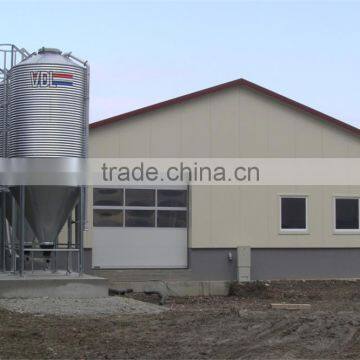 Galvanized steel frame automatically chicken house construction