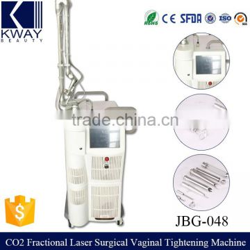 2016 CO2 Fractional Laser Surgical Vaginal Tattoo /lip Line Removal Tightening Equipment With 10600nm Vagina Cleaning