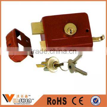 China mechanical garage door lock rim lock