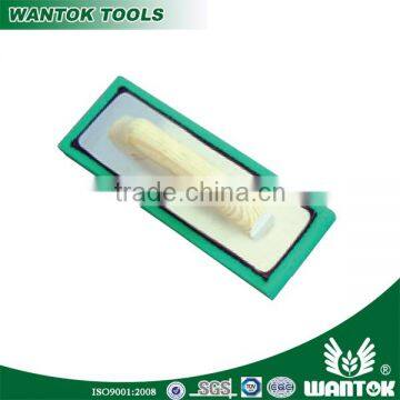 Aluminium Plate Sponge Plastering Float Wooden Handle Trowel