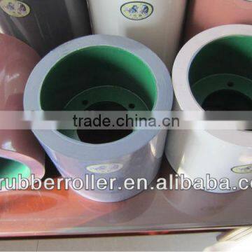 rice de husk rubber roll,SBR NBR EPDM rubber sheller roller