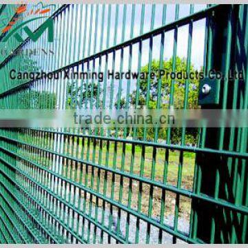 High quality green wall system wire fence decorative metal double wire fencing