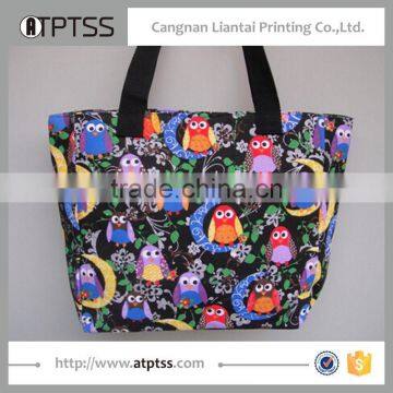 Beauty women cotton shopping popular generous fashion canvas tote bag