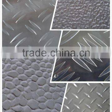 Aluminum anti-skid plate for auto parts, high quality aluminum plate