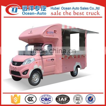 China 4x2 mini mobile fast food truck