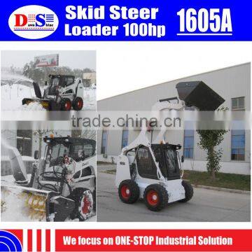 Hydraulic Joystick Skid Steer Loader 1605A WECAN Skid Steer Tires 12x16.5 photo-4