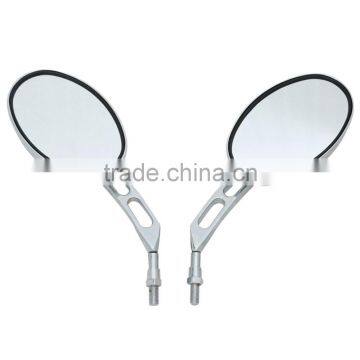 Motorcycle Chrome Side Rear View Mirrors For Honda Suzuki Kawasaki Chopper New