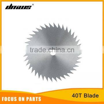 Garden Tools High Quality Fast Cutting Spped Grass Cutting Machinery Parts 40T Circular Alloyed Blade