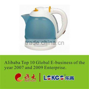 1.5L Hot Sale Plastic Electric Water Kettle ,Colorful,CE cert ,low price