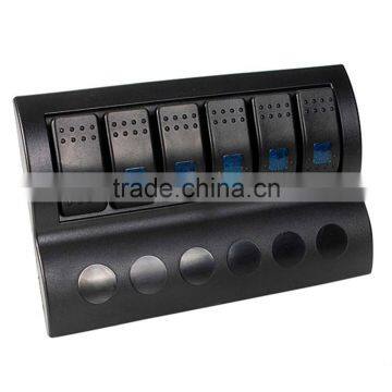 Brand New Waterproof 6 Gang Led Boat Marine Rocker Switch Panel RV photo-4