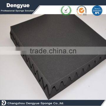 High Density Wave Panels Soundproofing Foam Black Color Acoustical Foam photo-3