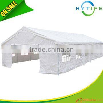6X12m PE Solar Carport Garden Steel Gazebo