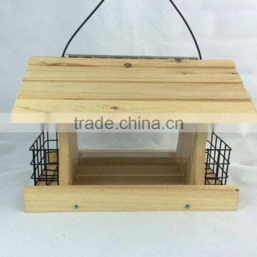 FSC make bamboo bird feeder for decoration