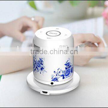 New Design Ceramics Wireless Charger Bluetooth/NFC Speaker Wireless Card Reader Bluetooth Ceramics Speaker photo-2