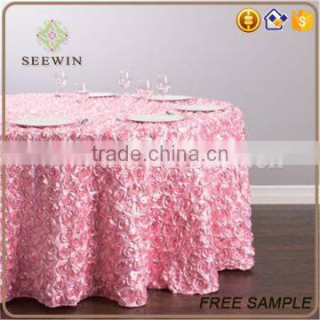 Garment Rosette Round Table Cloth for Wedding/party/banquet photo-5