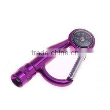 Carabiner And Hook with Led Flash Light