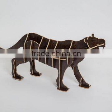 Wood Carving Living Tiger Shape Arts Design, Yiwu Factory Direct Wholesale Price With Good Quality photo-6