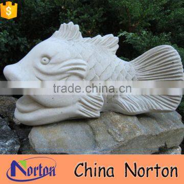 modern abstract sculpture fish marble sculpture NTBM-A014X