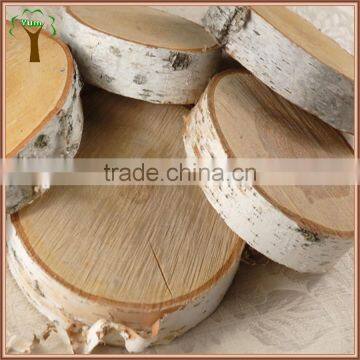 Artificial Birch logs in short size