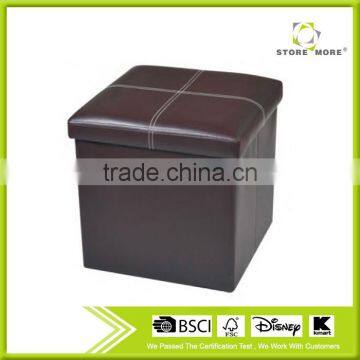 Folding Storage Ottoman, 14.9 by 14.9 by 14.9 Inches photo-2