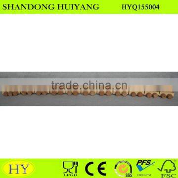 cheap unfinished wooden letter train for kids education