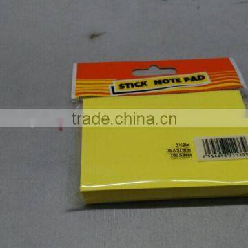 100 Sheet 3x2 Inch Paper Fluorescence Sticky Note Pad photo-6