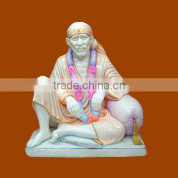 Marble Sai Baba Statue Handcrafted Shirdi Sai Baba Idol