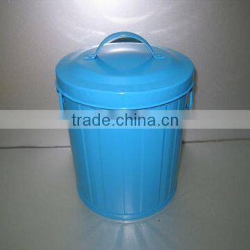 Galvanized Metal Trash Can/Trash Bin/Garbage BIn photo-3