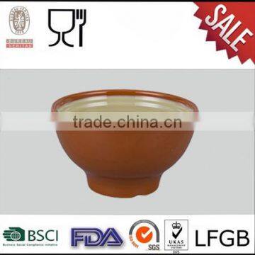 Two Tone Melamine Chinese Style Small Round Rice Bowl,Salad Bowl