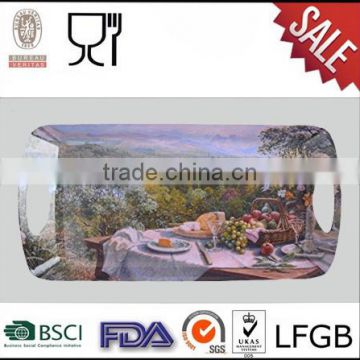 Hot selling melamine tray wholesale melamine tray designs